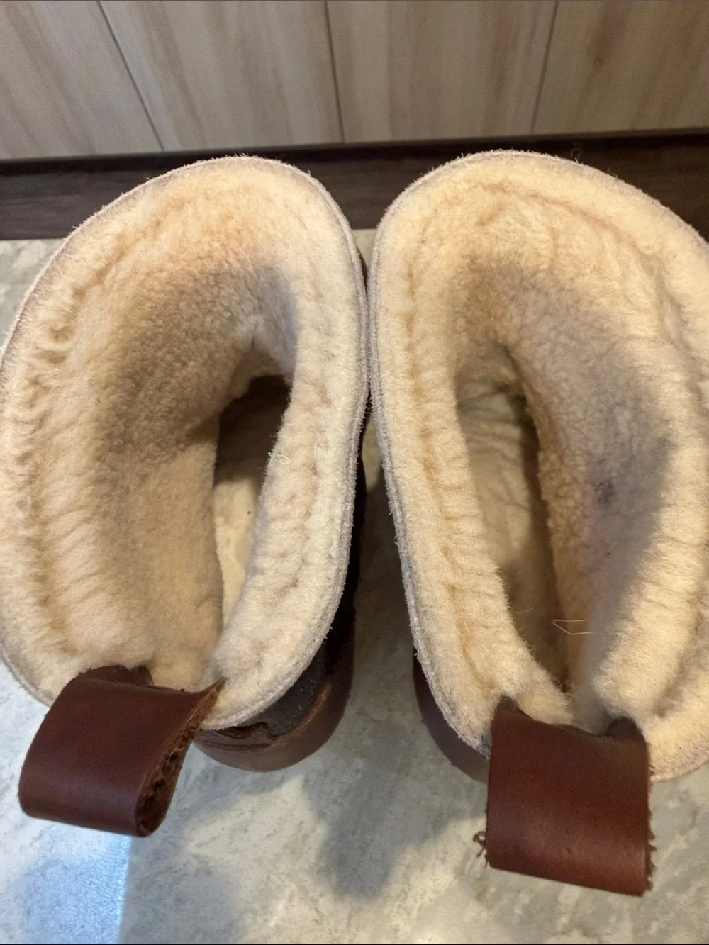 No.6 Store Shearling Clog heeled Boots EUC size 39